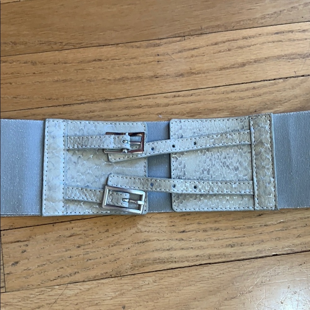 Thick Snake Skin Belt